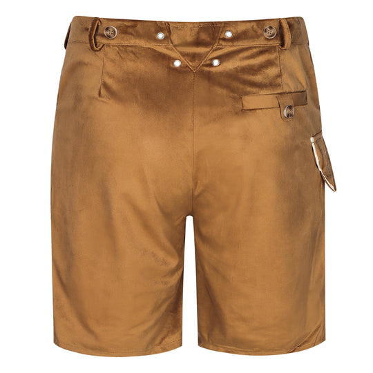 Herren nan kurze Trachtenhose mit besticktem Hosenlatz und Komfortbund Shop Nory