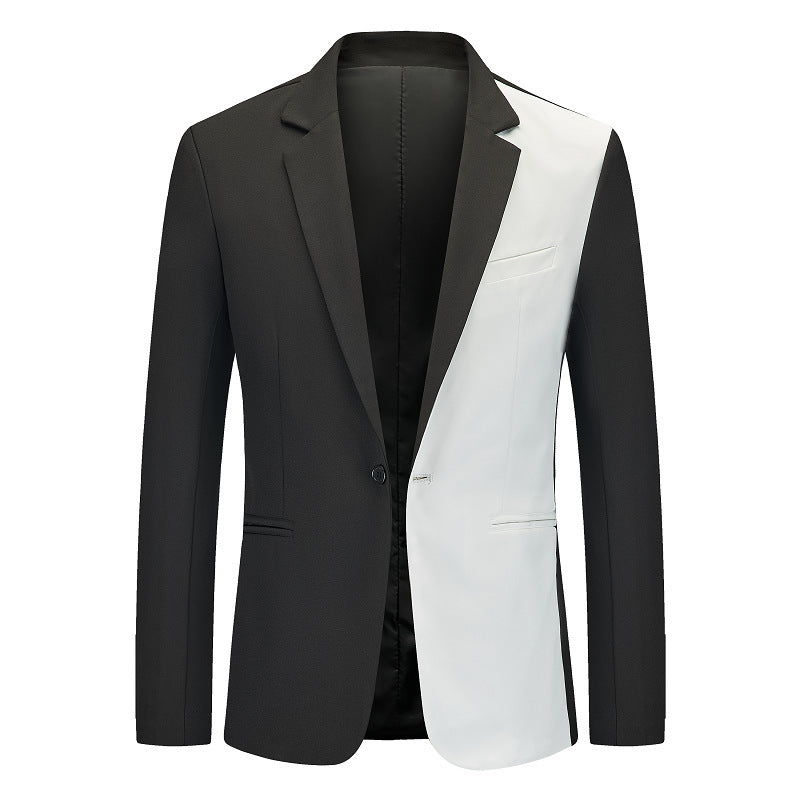 Herren kontrastierender Blazer mit modernem Schnitt