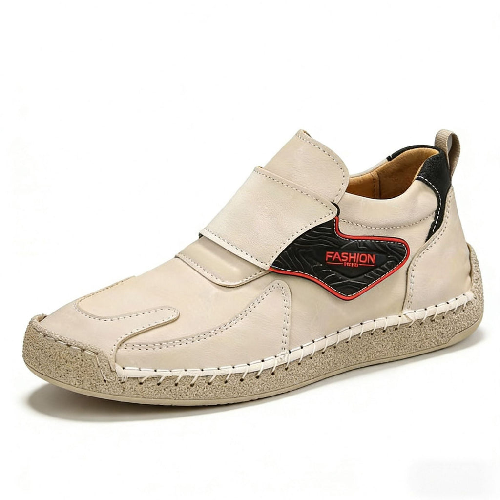 Herren Bequeme und modische Freizeitschuhe mit Klettverschluss