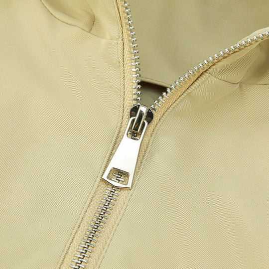 Damen Kapuzen-Bomberjacke mit gerafftem Saum und Eingrifftaschen Shop Nory
