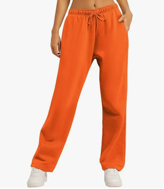Damen nan Palazzo-Loungehose mit hoher Taille, elastischem Bund, Kordelzug und tiefen Seitentaschen Shop Nory