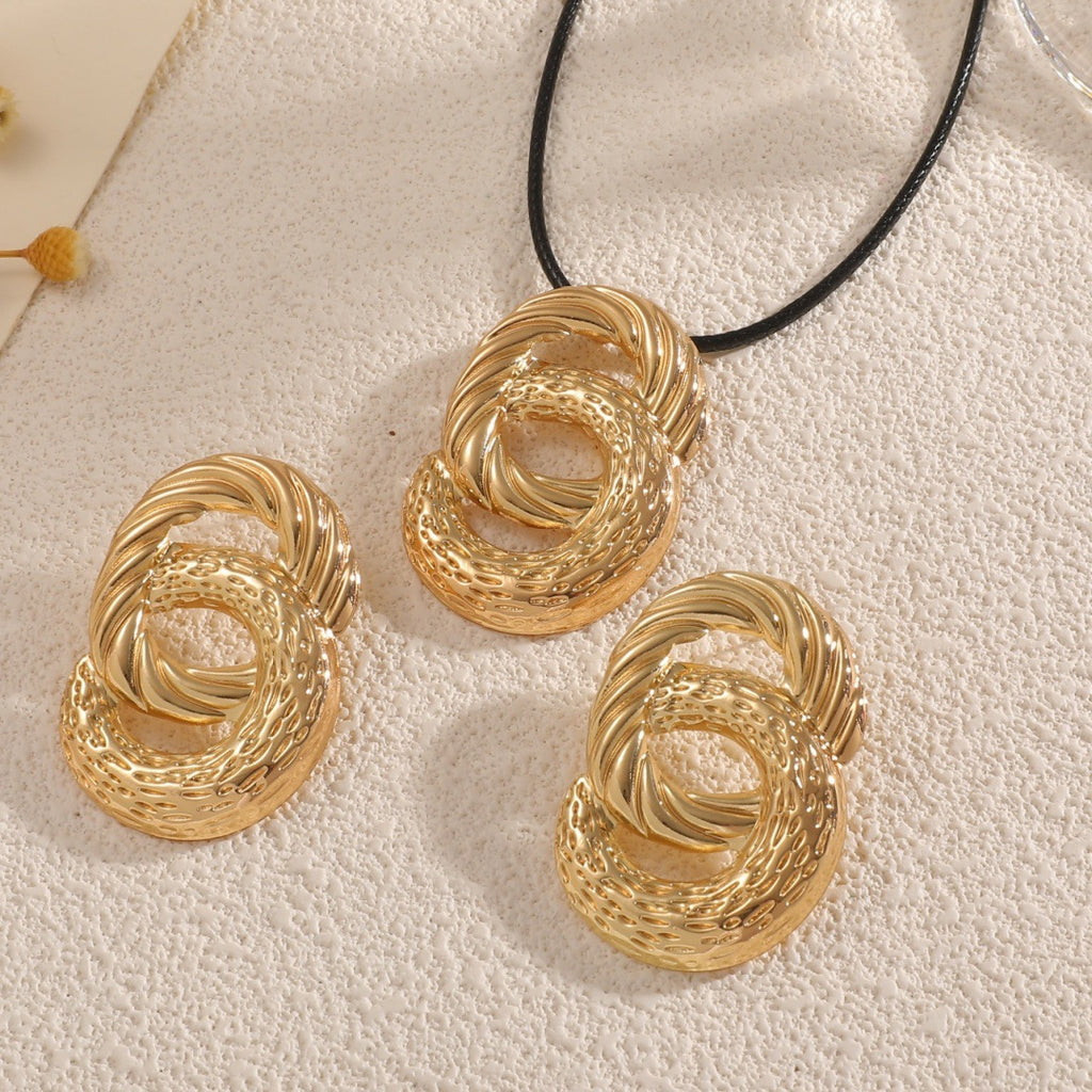 Damen Ohrschmuck Set mit kunstvollem Knoten-Design Shop Nory