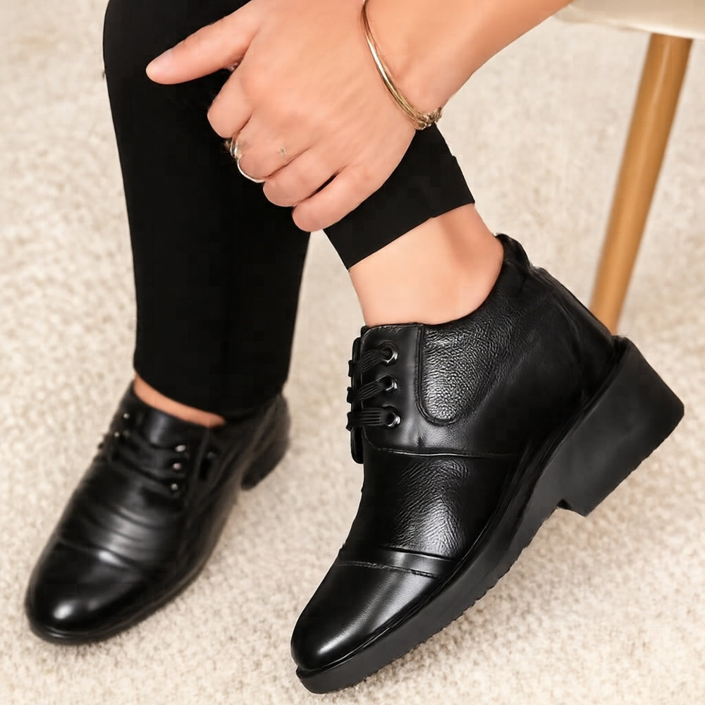 Herren Klassische Leder Schnürschuhe Shop Nory