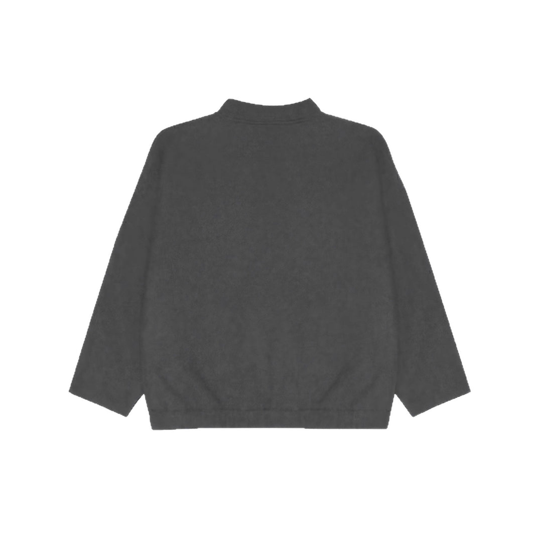 Damen nan kuschelige Fleece-Bomberjacke mit Stehkragen Rippbund und Druckknopfleiste Shop Nory