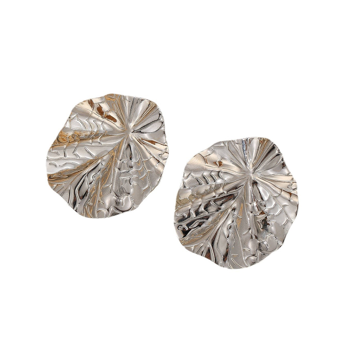 Damen Designer Ohrringe im eleganten Blattform Shop Nory