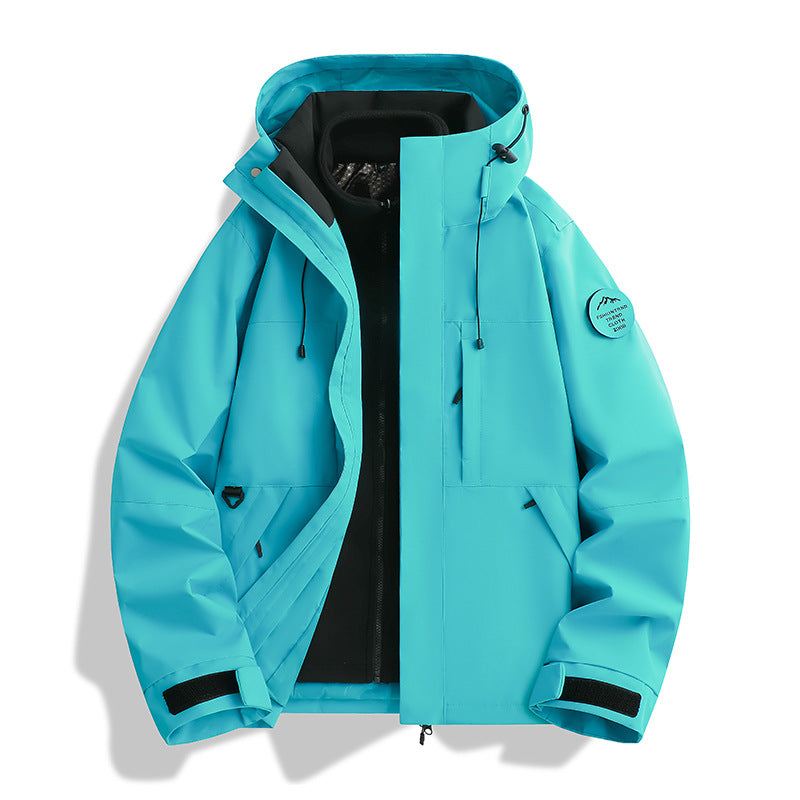 Herren Wetterfeste technische Softshell‑Trekkingjacke mit Kapuze und isolierendem Inneneinsatz Shop Nory