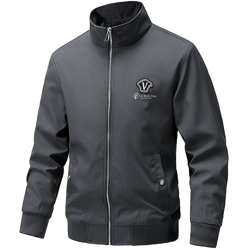 Herren Modische Bomberjacke mit hohem Kragen Shop Nory