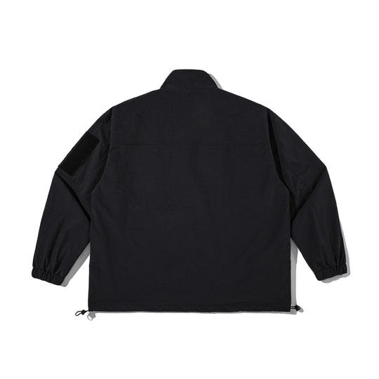 Unisex Leichtgewichtiger technischer Windparka mit Tunnelzug, Reißverschlusstaschen und Ärmel‑Utilitytasche Shop Nory
