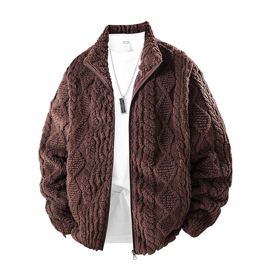 Herren Kuschelige Fleecejacke Shop Nory