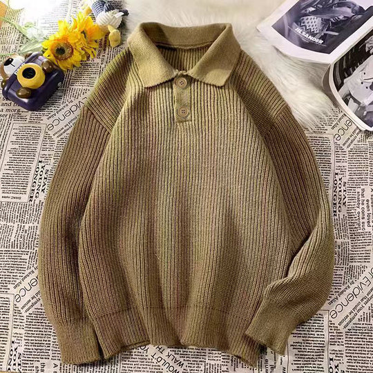 Damen Feinstrick-Polopullover mit Rippenstruktur und Zwei-Knopf-Leiste Shop Nory