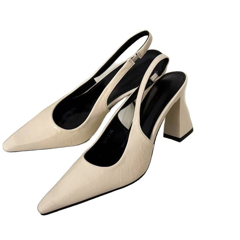 Damen Slingpumps mit Blockabsatz