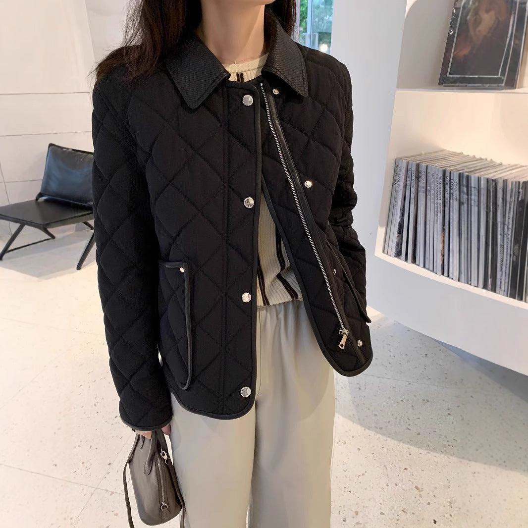 Damen Stylische gesteppte Jacke mit hohem Kragen Shop Nory