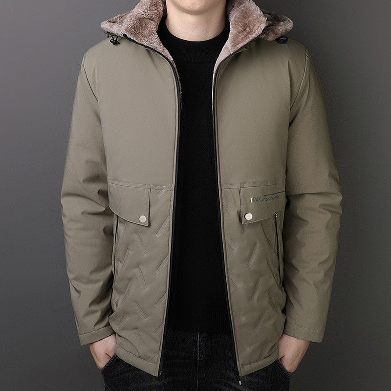 Herren Thermo-Parka mit Teddyfutter und Kapuze Shop Nory