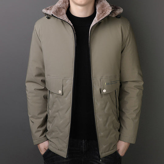 Herren Thermo-Parka mit Teddyfutter und Kapuze Shop Nory