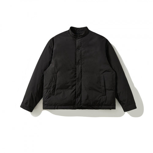 Unisex Boxy wattierte Kurzjacke mit Stehkragen und verdeckter Druckknopfleiste Shop Nory