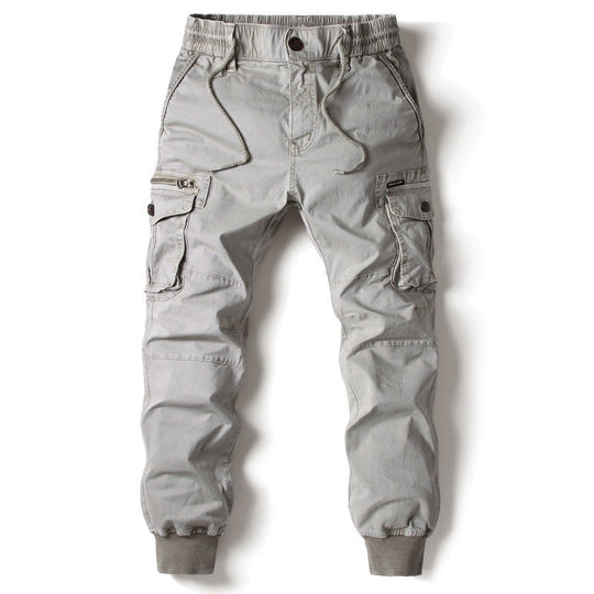 Herren Cargo-Jogginghose mit verstellbarem Bund und praktischen Taschen
