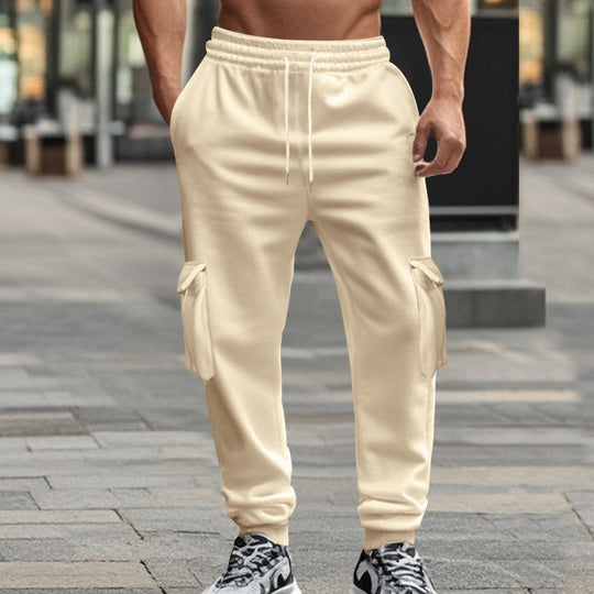 Herren nan Utility-Joggerhose mit seitlichen Klappentaschen, Kordelzugbund und konischer Passform Shop Nory