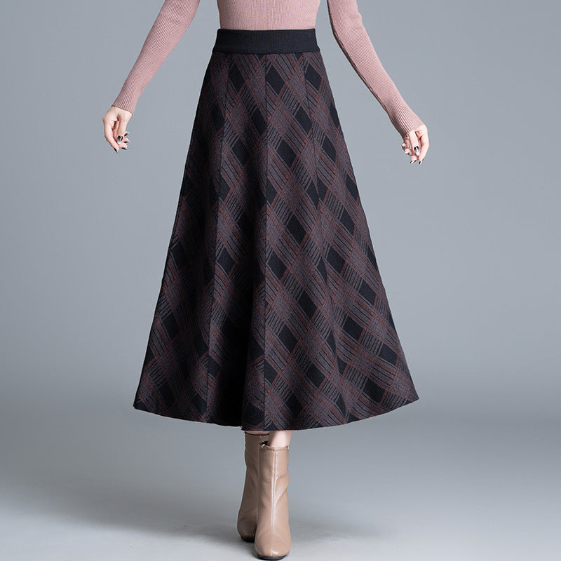 Damen Eleganter, plissierter Maxirock Shop Nory
