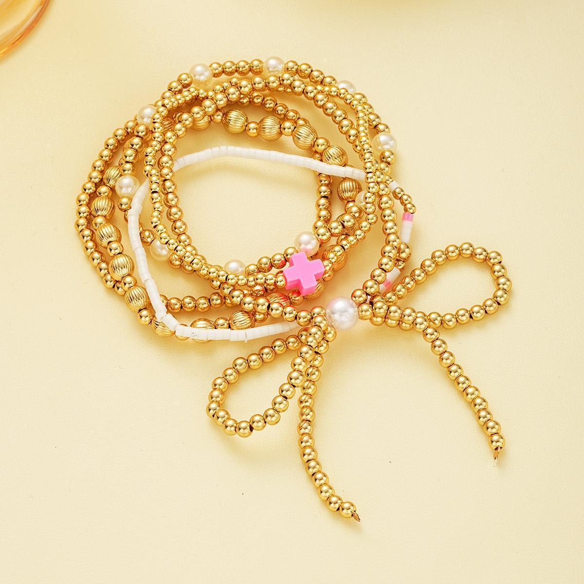 Damen Armband-Set mit spielerischen Perlen und eleganten Akzenten Shop Nory