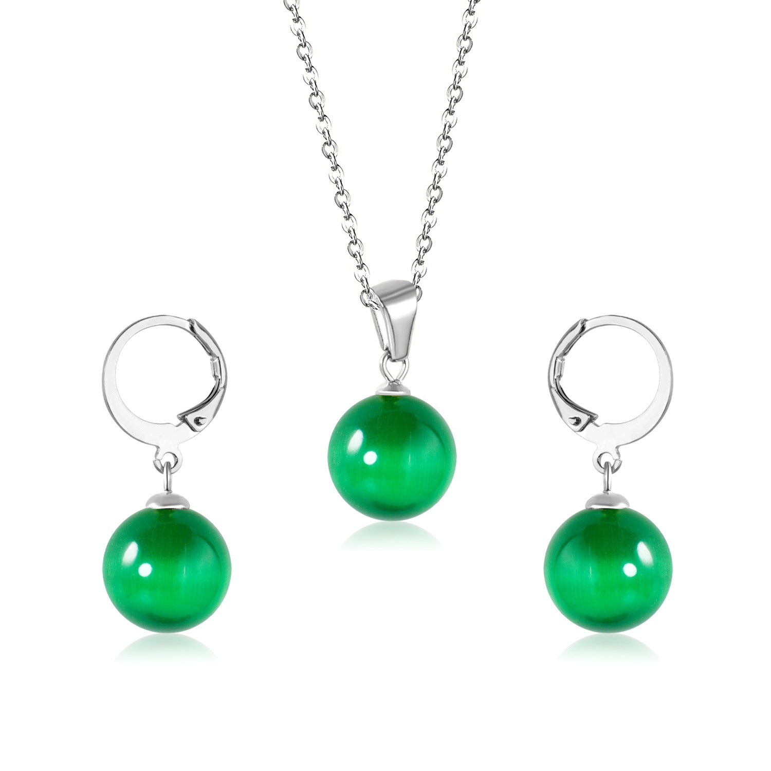 Damen Schmuckset mit eleganten Perlenanhängern Shop Nory