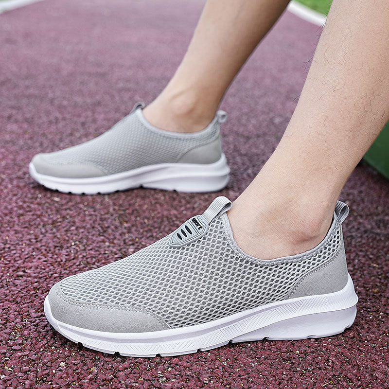 Unisex nan ultraleichter Netz-Slipper mit viskoelastischem Fußbett und flexibler rutschfester Laufsohle