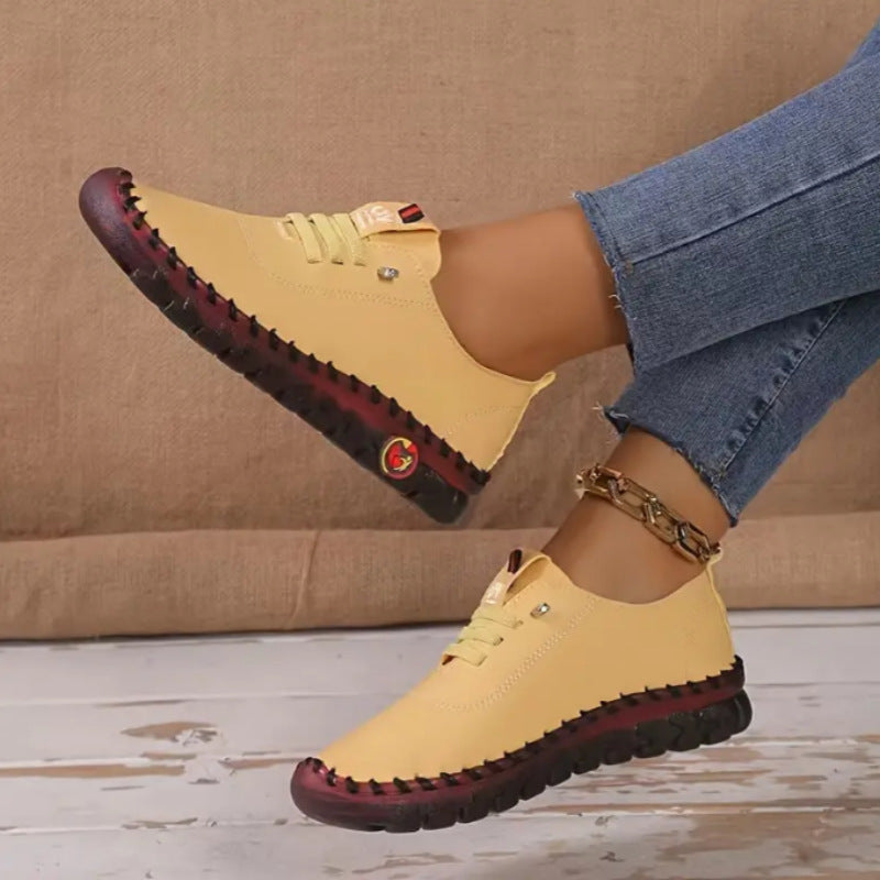 Damen nan flexible faltbare Freizeitsneaker mit stoßdämpfender Profilsohle Shop Nory