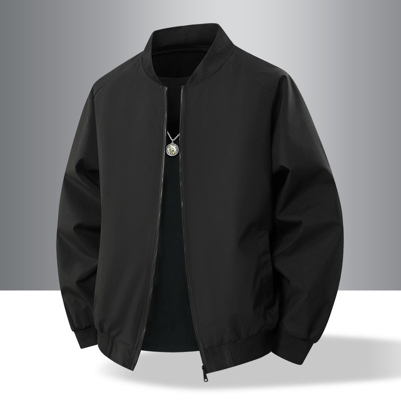 Herren Leichte urban-militärische Bomberjacke mit elastischem Saum, Reißverschluss und Eingrifftaschen Shop Nory
