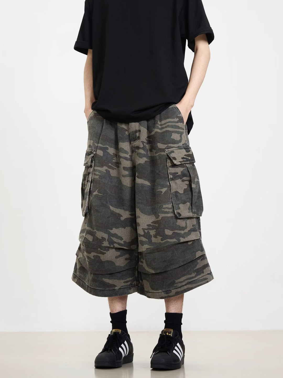 Herren Modische Cargoshorts mit weitem Schnitt Shop Nory