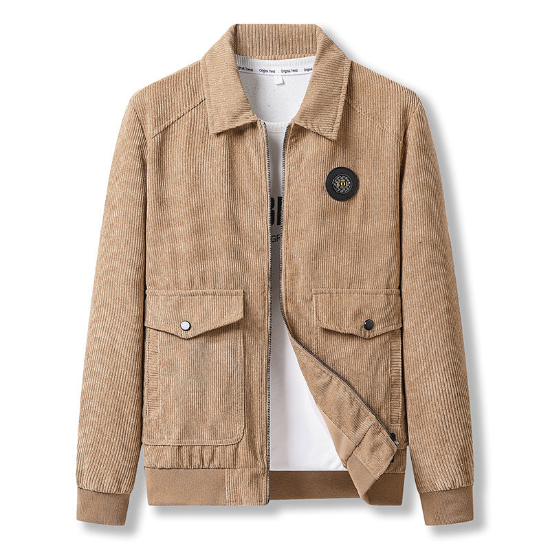 Herren Cordjacke mit praktischem Zip Shop Nory