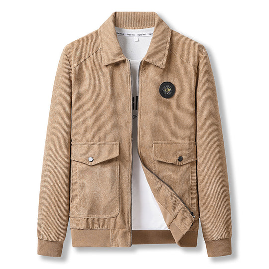 Herren Cordjacke mit praktischem Zip Shop Nory