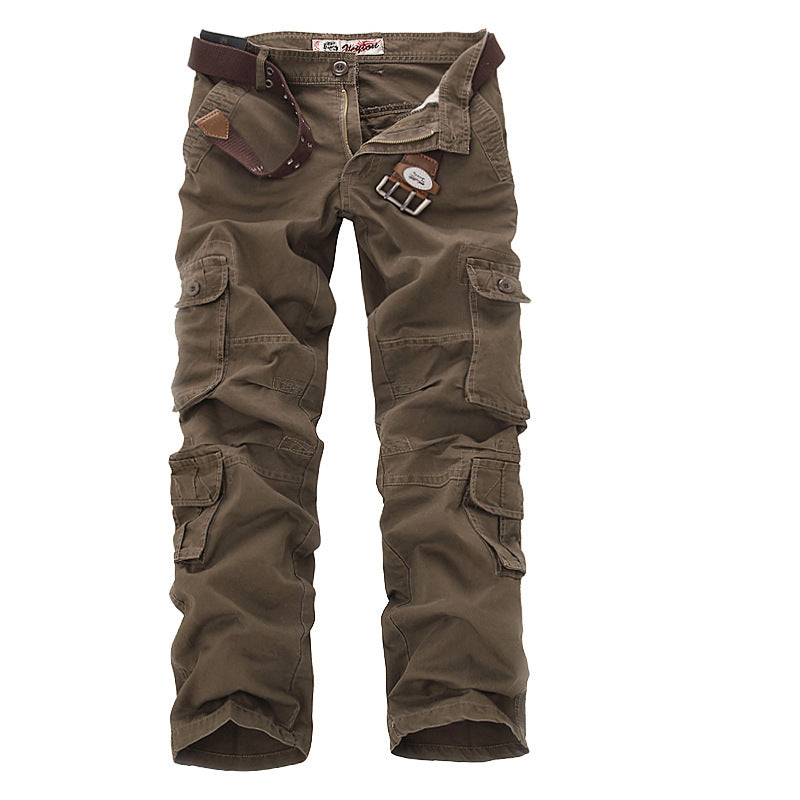 Herren Multifunktionale Cargo-Hose mit verstellbarem Bund und zahlreichen Taschen