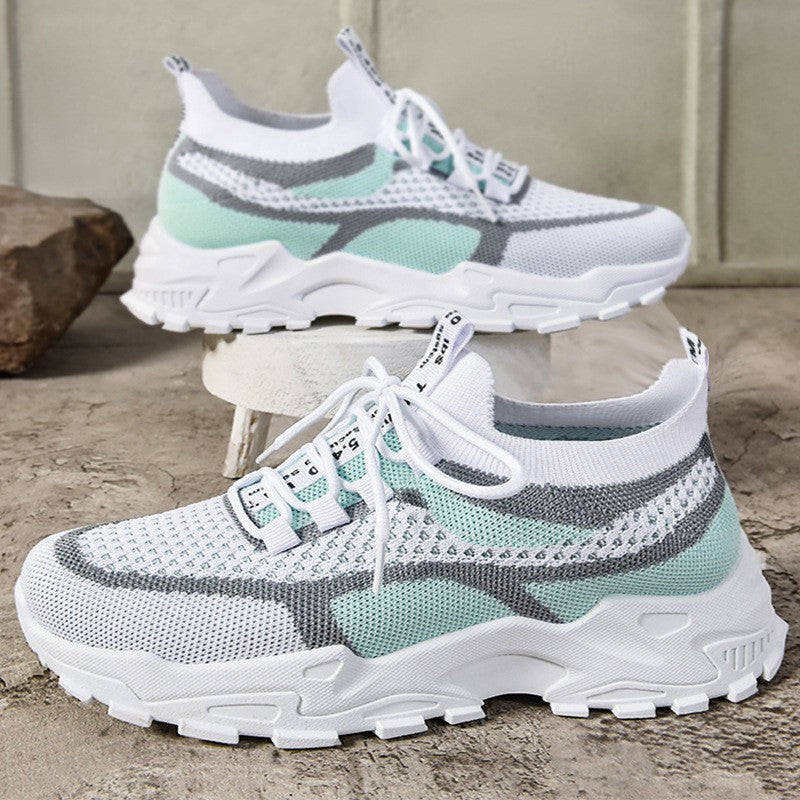 Herren nan gestrickter Sockensneaker mit elastischem Schlupfdesign und profiliertem Trail-Plateau Shop Nory