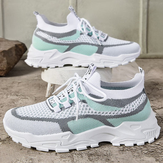 Herren nan gestrickter Sockensneaker mit elastischem Schlupfdesign und profiliertem Trail-Plateau Shop Nory