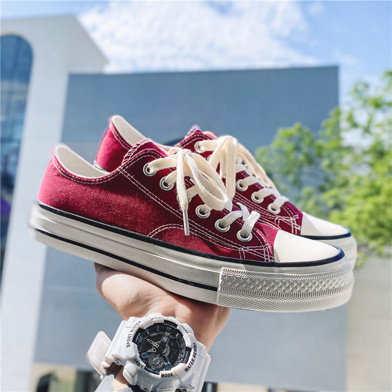 Damen lässige Textilsneaker mit rutschfester Sohle