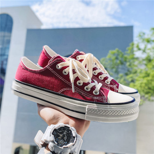Damen lässige Textilsneaker mit rutschfester Sohle