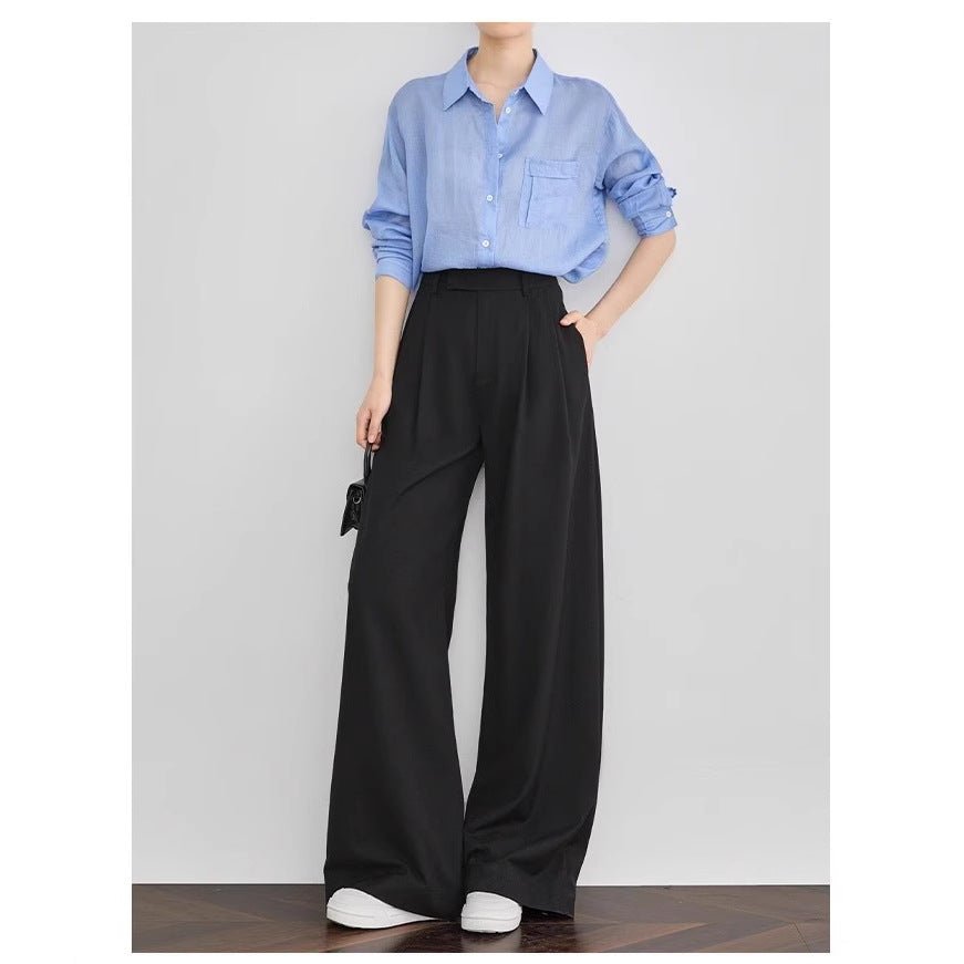 Damen Elegante und lässige weite Hose Shop Nory