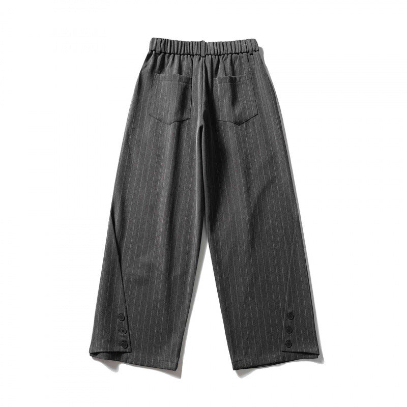 Damen Weite Bundfalten-Hose mit hohem Bund, verkürzter Culotte-Silhouette und elastischem Rückenteil Shop Nory