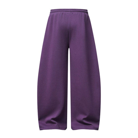 Damen Palazzo-Sweatpants mit hohem Elastikbund, Kordelzug und extra weitem Bein Shop Nory