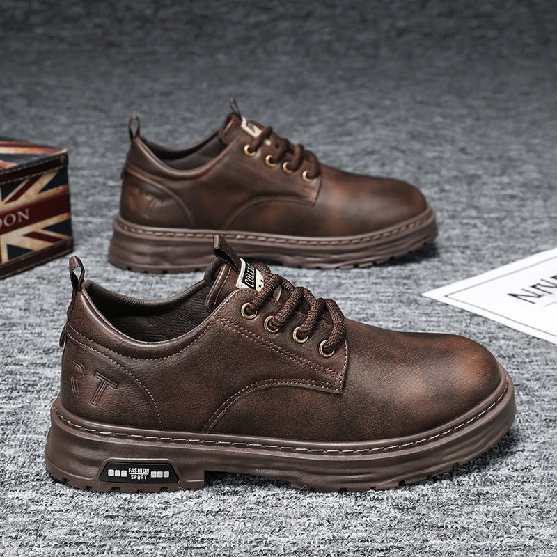 Herren Schnürschuhe aus Leder