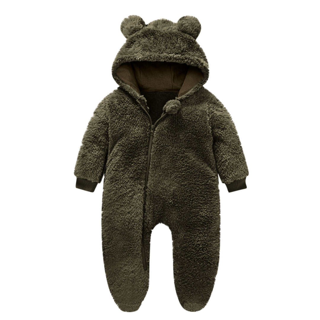 Kleinkind Fleece Overall mit Bärenohren