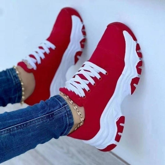 Damen Sneakers mit dämpfender Sohle und sportlichem Design Shopnory