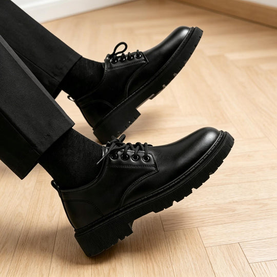 Herren Glänzende Lederschuhe Shop Nory