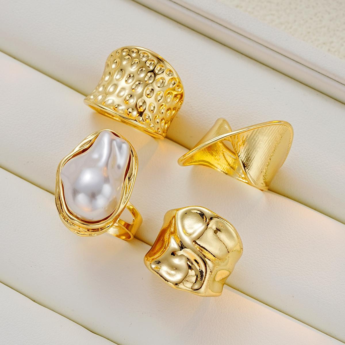 Damen Ring-Set mit einzigartigem, künstlerischem Design Shop Nory