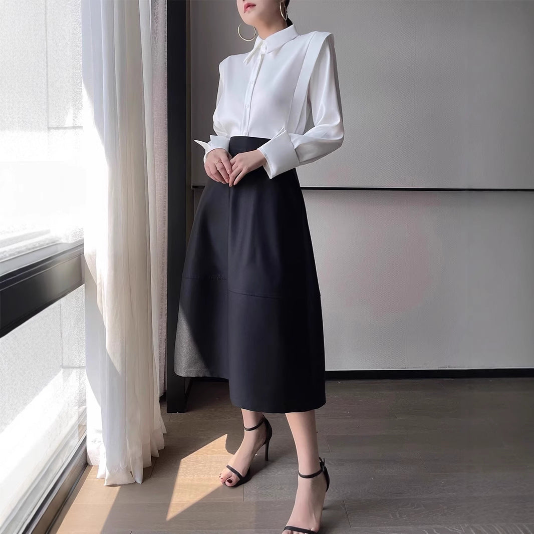 Damen Elegante und modische Bluse mit innovativen Schnitt Shop Nory