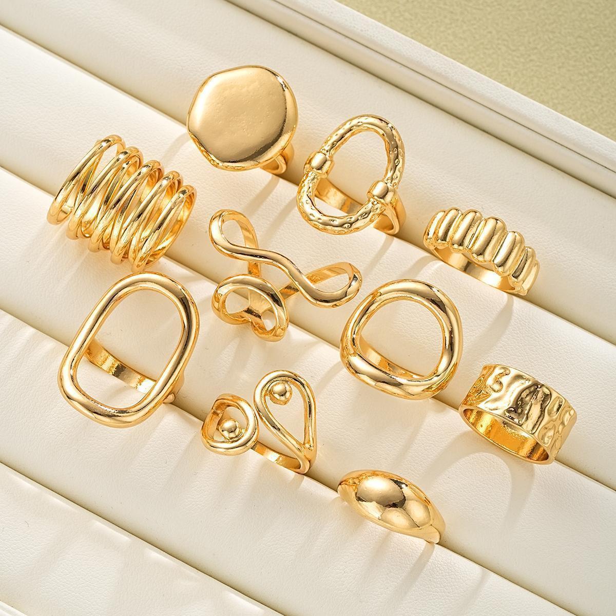 Damen Ring-Set mit einzigartigen Designvariationen Shop Nory