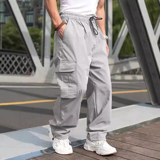 Herren Cargo-Hose mit vielen funktionalen Taschen und lockerer Passform