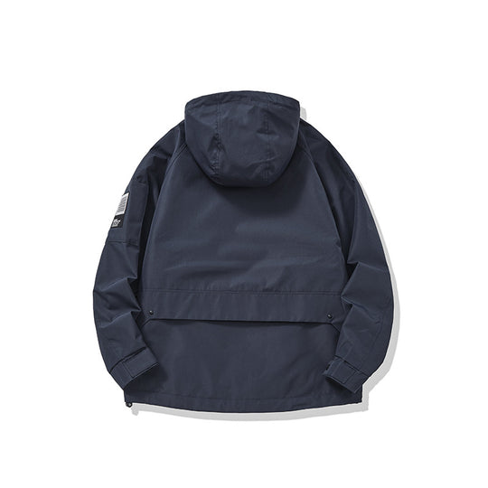 Unisex Multifunktionale Outdoorparka im Boxy‑Cut mit verstellbarer Kapuze und asymmetrischen Reißverschlusstaschen Shop Nory
