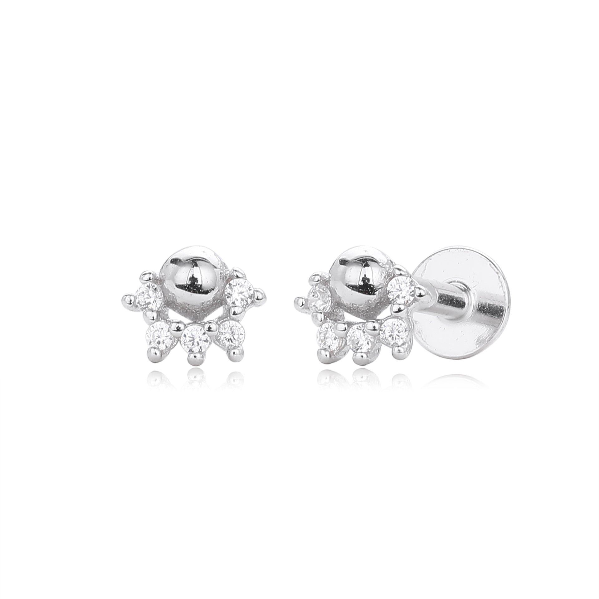 Damen Ohrstecker im kreativen Spinnen-Design aus hochwertigem 925 Sterling Silber Shop Nory