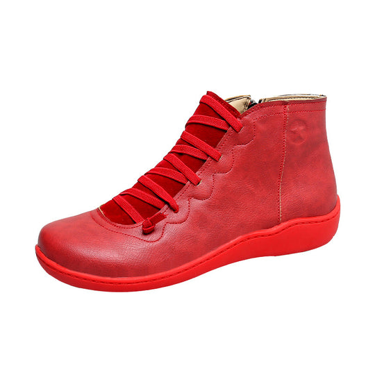 Damen komfortabler Schnür-Bootie mit ergonomischem Fußbett, weichem Schaft und flexibler Profilsohle Shop Nory