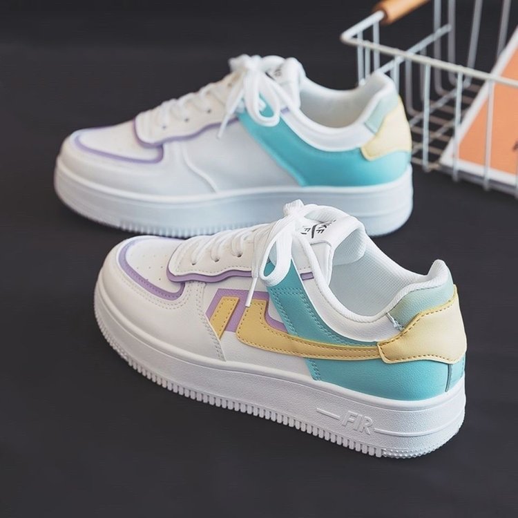 Damen Sportliche Freizeitsneaker mit rutschfester Sohle und atmungsaktivem Obermaterial
